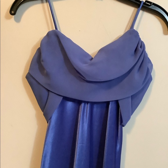 Women Long Blue Dress With Matching Shawl. Size 4. - Picture 2 of 15